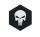 HEX Patch:Skull Infidel - PVC