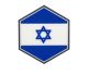 HEX Patch:Israel Flag - PVC