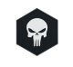 HEX Patch:Skull Infidel - PVC