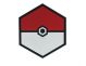 HEX Patch:Red Pokeball - PVC