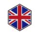 HEX Patch:UK Flag - PVC