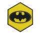 HEX Patch:Batman Yellow PVC