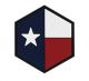 HEX Patch:Texas Flag - PVC