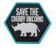 HEX Patch:Chubby Unicorns- PVC